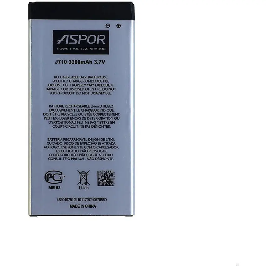 Акумулятор Aspor EB-BJ710CBE для Samsung J710/J7 2016