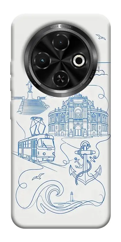 TPU чохол Demsky Southern pearl для TECNO Spark 30C