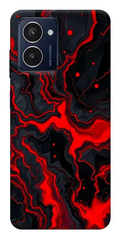 TPU чохол Demsky Black red marble для HMD Pulse Pro