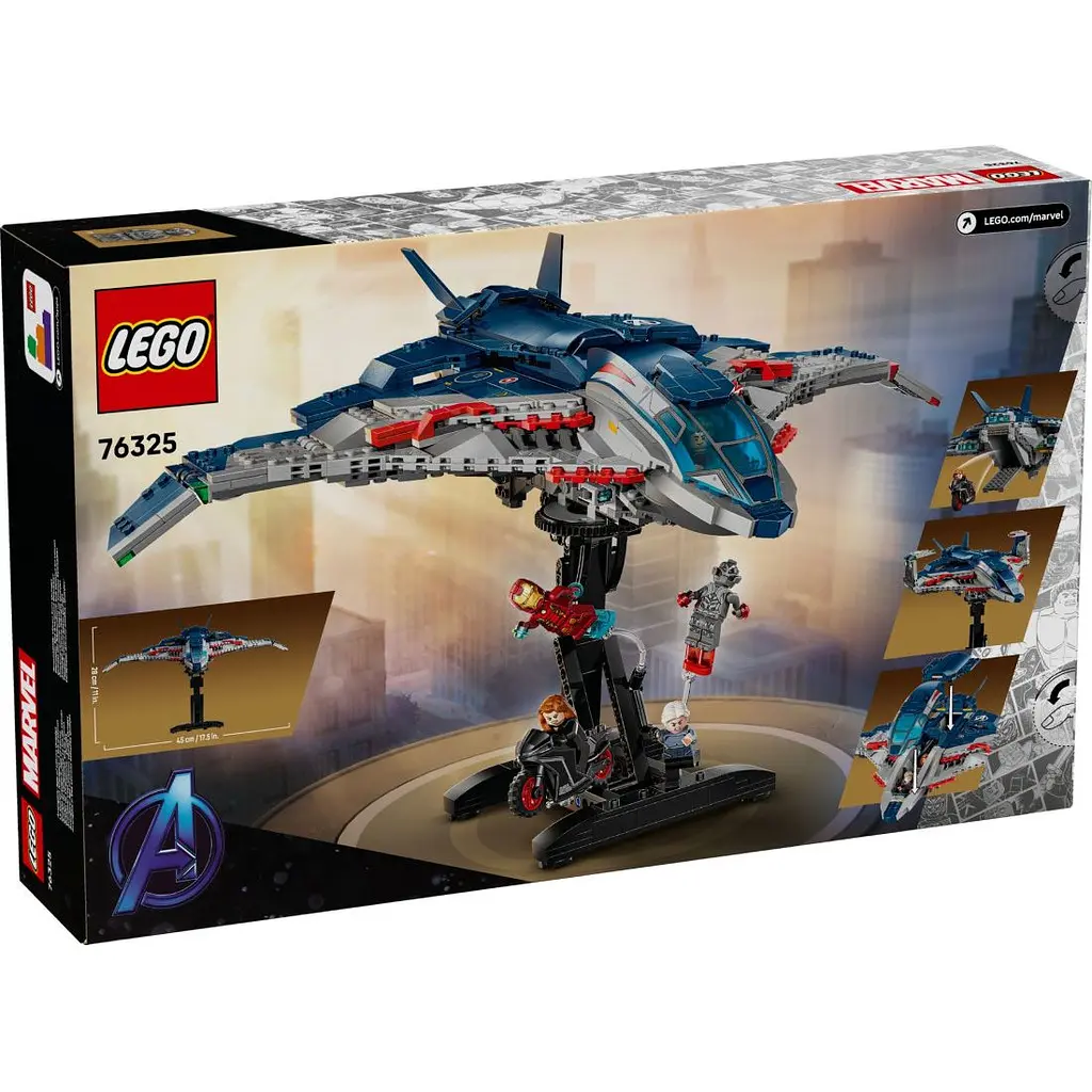 Конструктор LEGO Marvel Super Heroes Мстители Эра Альтрона Квинджет 1131 деталь (76325) - фото 9