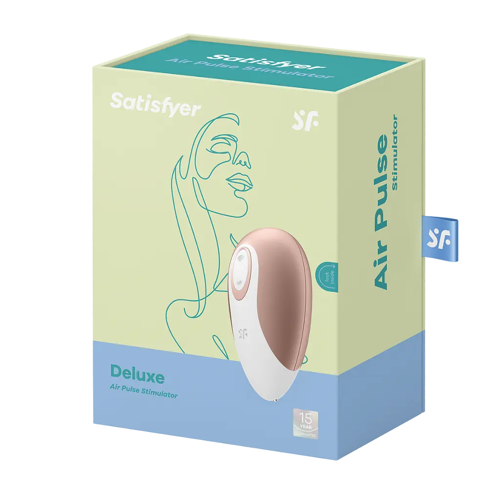 Вакуумный стимулятор клитора Satisfyer Deluxe золотой - фото 9
