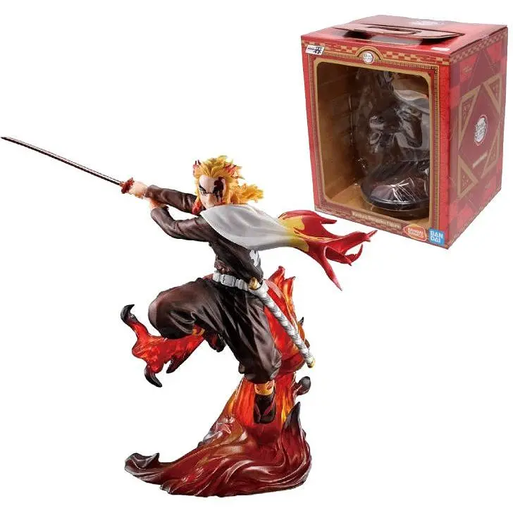 Фігурка Bandai Клинок розсікаючий демонам Кедзюро Ренгоку Demon Slayer Kyojuro Rengoku 19 см WST DS KR - фото 1
