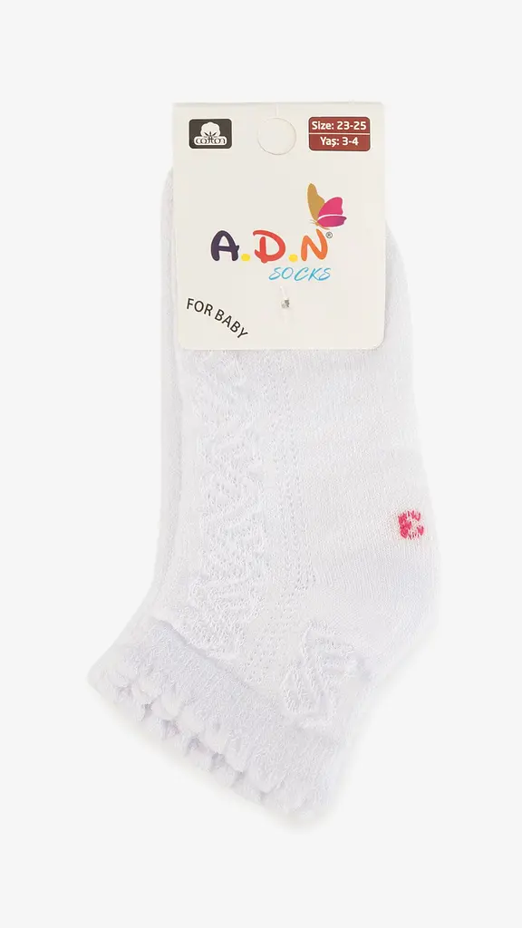 Шкарпетки для дівчинки ADN Kids 1307 80-92 см Білий (2000999220432) - фото 4