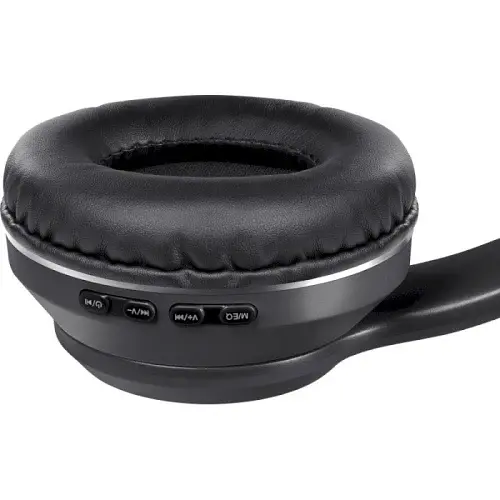 Навушники бездротові Defender FreeMotion B595, Black, Bluetooth, USB-C, мікрофон, 32 Ом, 115 дБ, microSD, час роботи до 5 годин, радіус дії до 10 м (63595) - фото 5