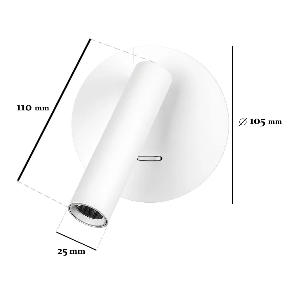 Бра настінне LED Levistella 920V40L35A WH 3W білий метал для дому - фото 2