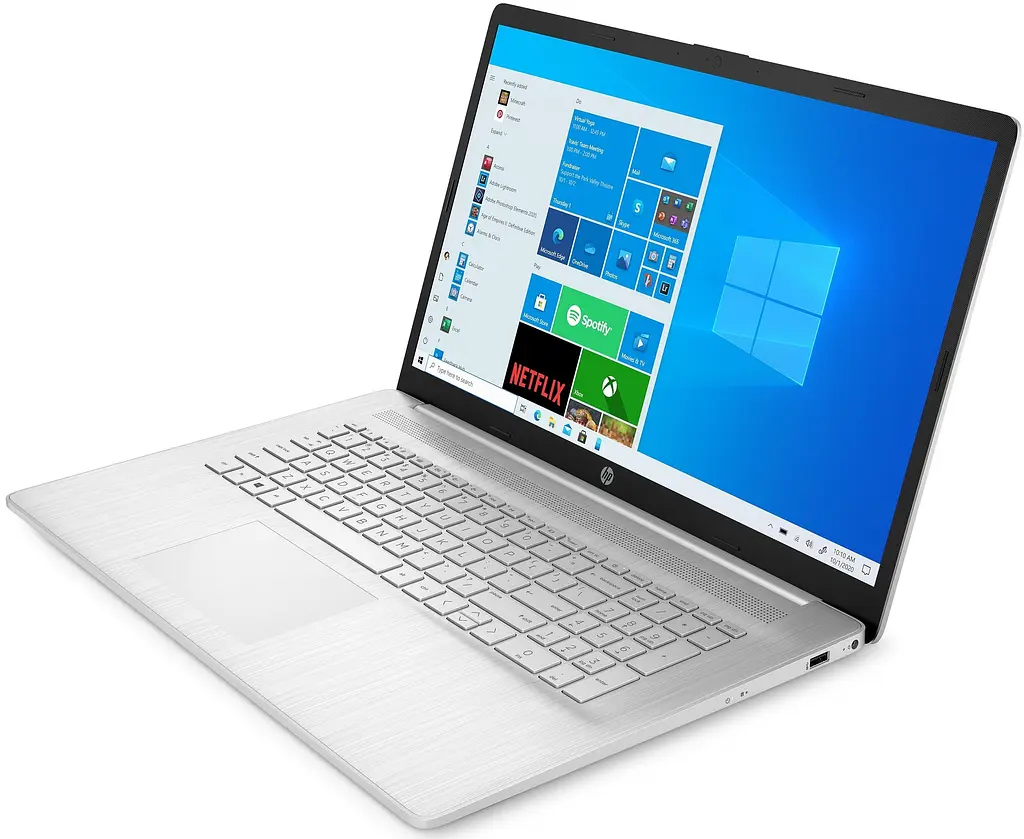 Ноутбук HP 17-cn0014ru 17.3FHD IPS AG/Intel i5-1135G7/16/1000+256F/NVD350-2/W10/Silver (4F789EA) - фото 3