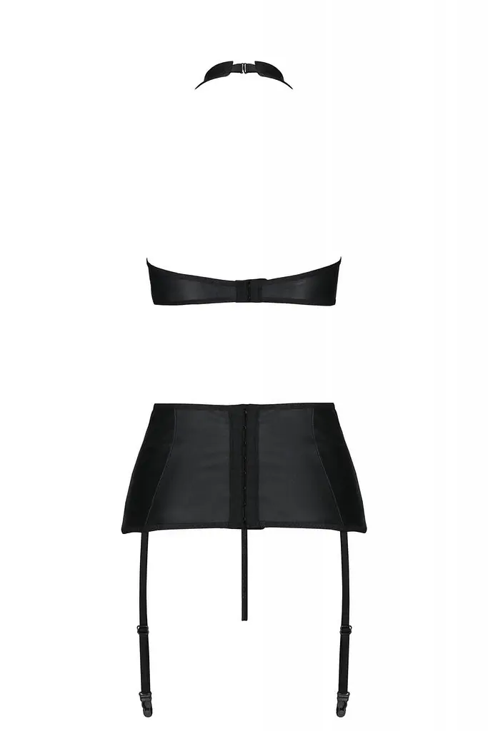 Комплект из экокожи Passion Nancy Set black 6XL/7XL - фото 4