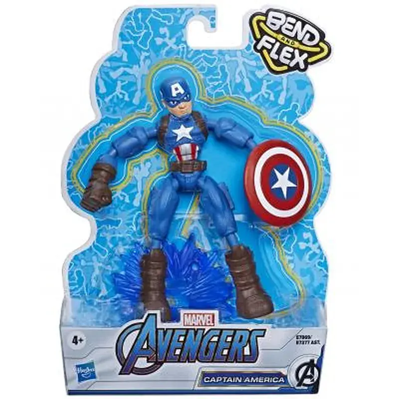 Фігурка для геймерів Hasbro Avengers Bend and flex Капітан Америка (E7377_E7869) - фото 2