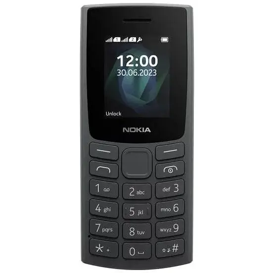Телефон Nokia 105 TA-1569 Single Sim 2023 темно серый - фото 2