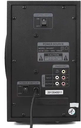 Акустична система Gemix SB-80BT Bluetooth Black - фото 2