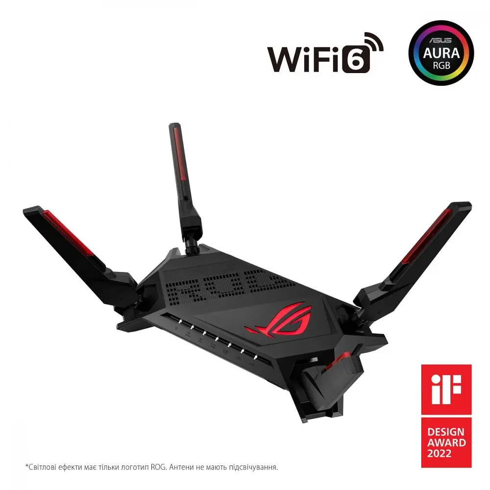Бездротовий маршрутизатор (роутер) ASUS ROG Rapture GT-AX6000 - фото 8