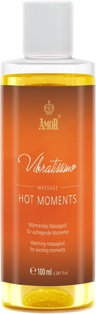 Масажна олія Vibratissimo Hot Moments з зігріваючим ефектом 100 мл