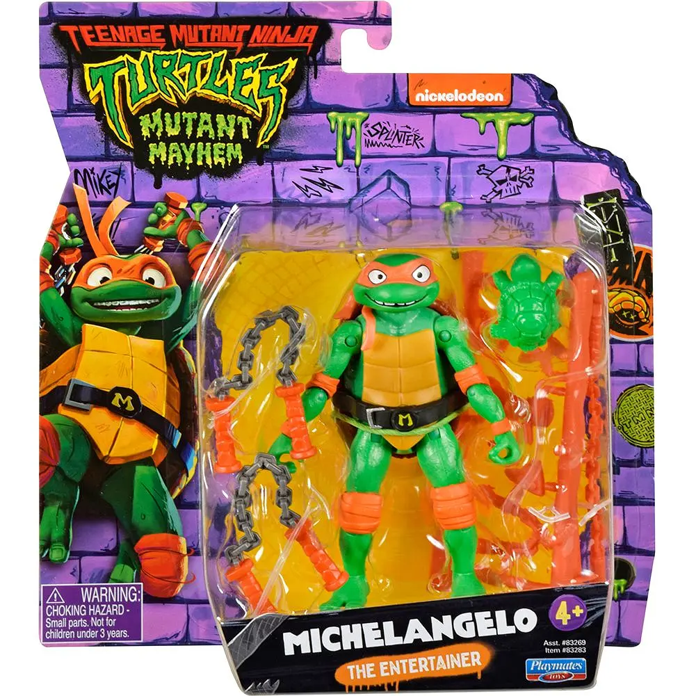 Ігрова фігурка TMNT Черепашки-ніндзя Movie III Мікеланджело, 11,5 см (83283) - фото 5