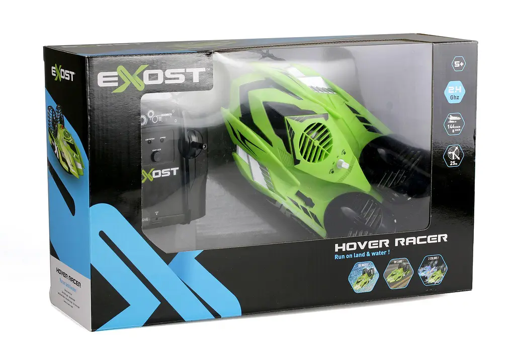 Ховеркрафт "Hover Racer", 1:18, РК, 2,4 ГГц, зелений Silverlit Art.82014 - фото 4