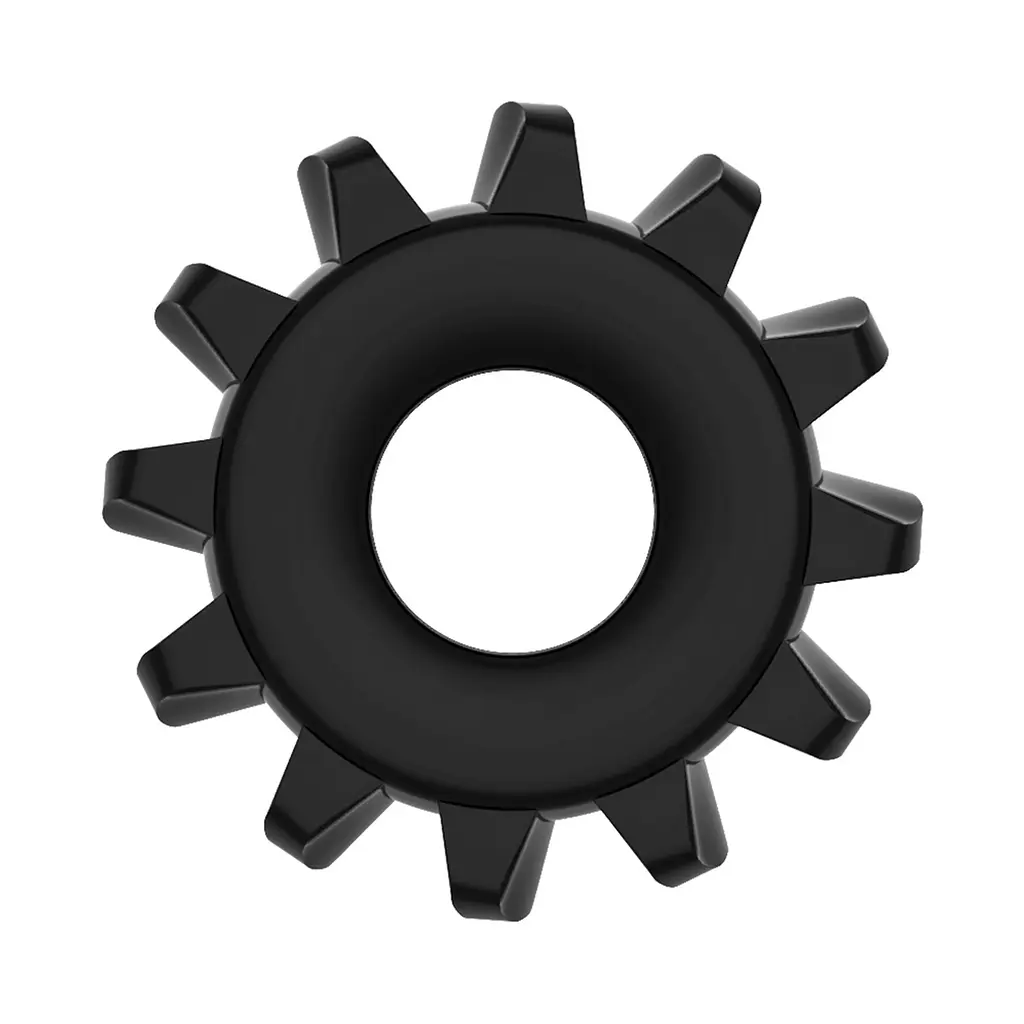 Ерекційне кільце Lovetoy Power Plus Cock Ring Series 4.5 см чорний - фото 4