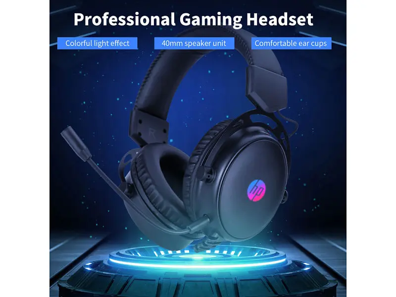 Комп'ютерна гарнітура HP DHE-8005U Gaming Black - фото 7