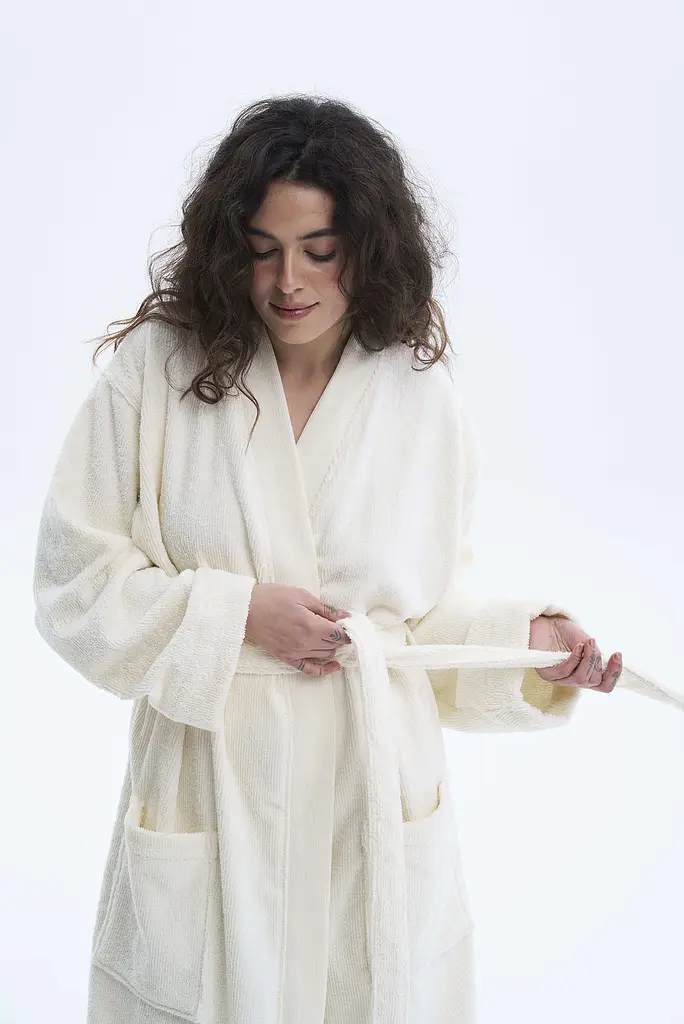Халат-кимоно Lotus Home - Vera кремовый L/XL - фото 4