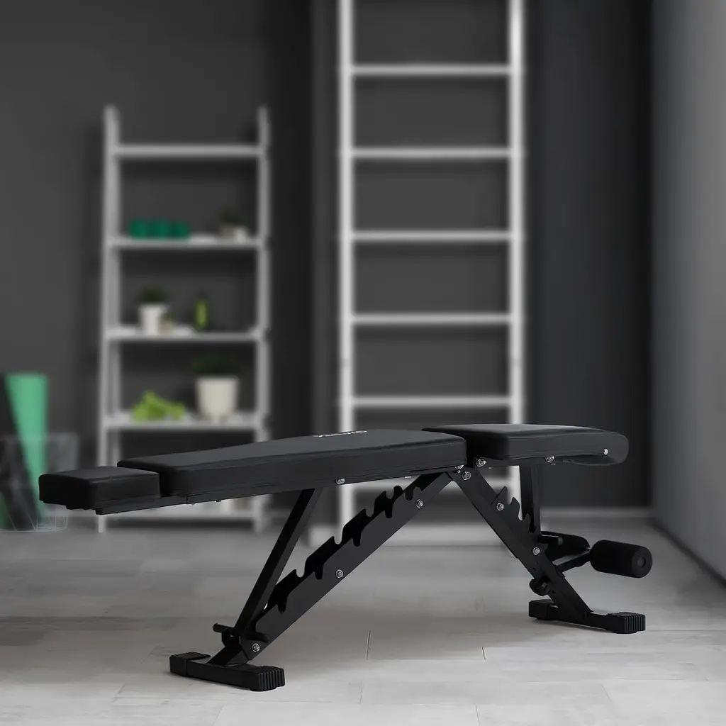Складана регульована лавка для тренувань Gymtek XL500 з еспандерами - фото 15