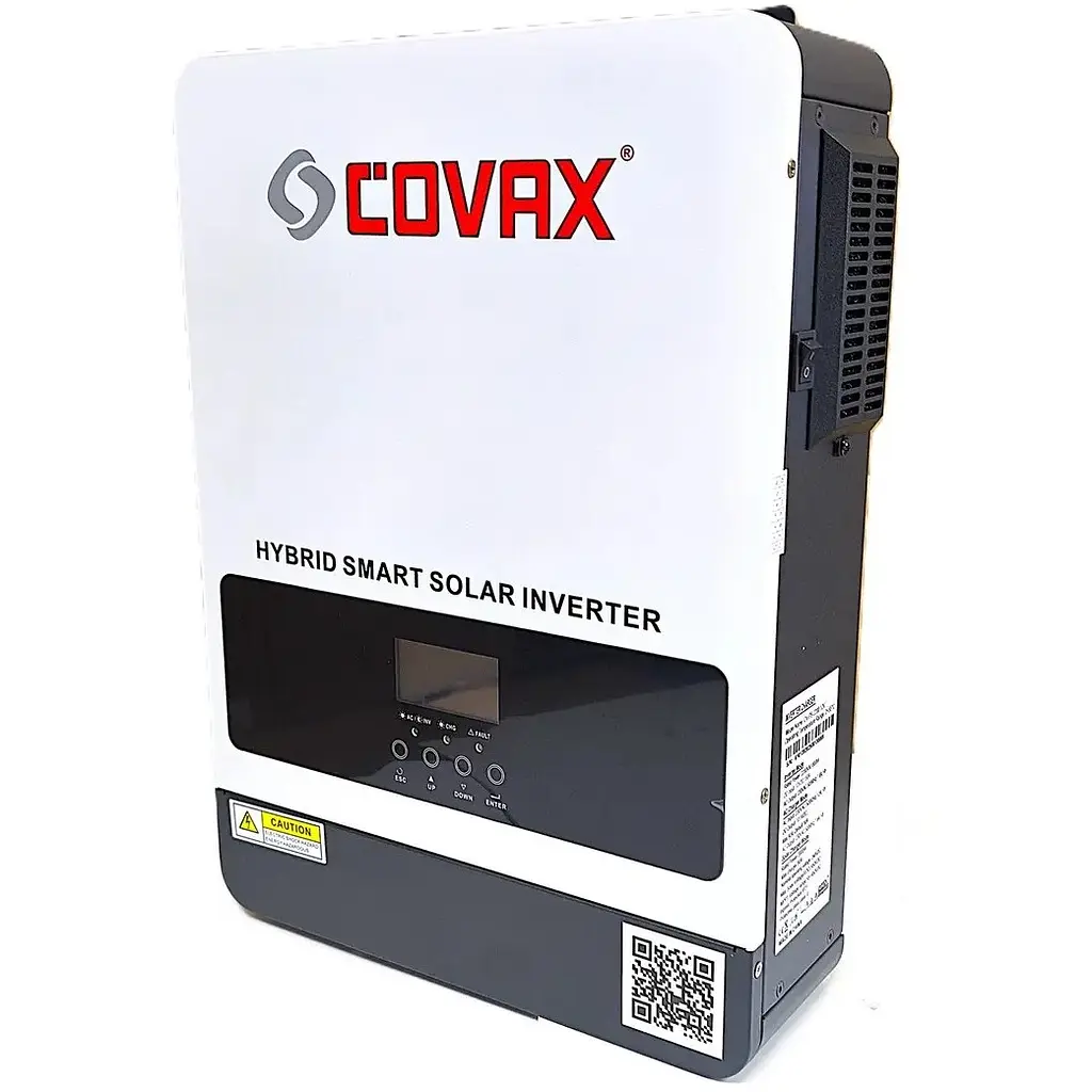 Инвертор гибридный COVAX CV-PS-2200-12V 1800 Вт 12 В MPPT 80А 55-450Vdc, заряд 60А, 170-280 В, чистая синусоида - фото 2
