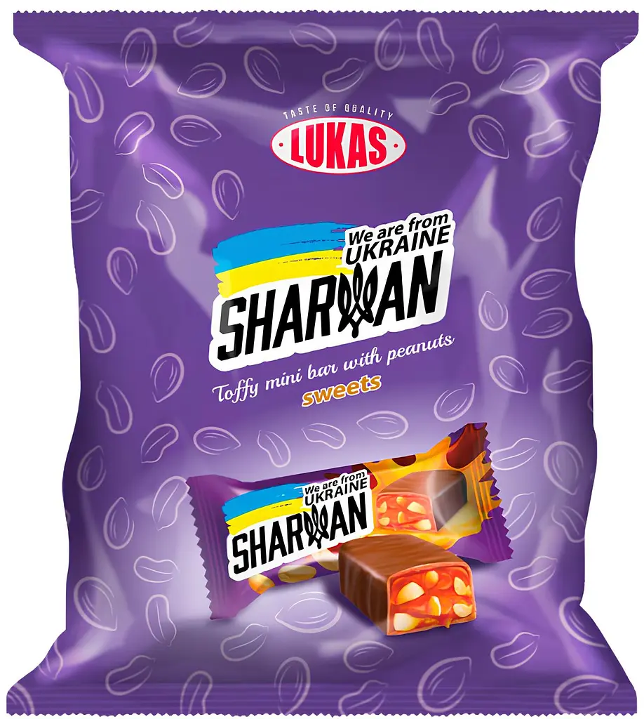 Цукерки Lukas Sharzan глазуровані з ірисовою начинкою 1 кг - фото 2