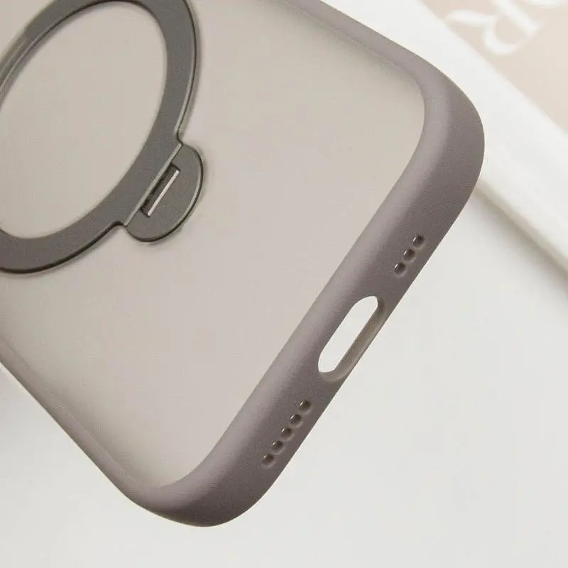Чехол Ummi Colorful with MagSafe HQ Ring для Apple iPhone 15 Pro (6.1) Grey - фото 5