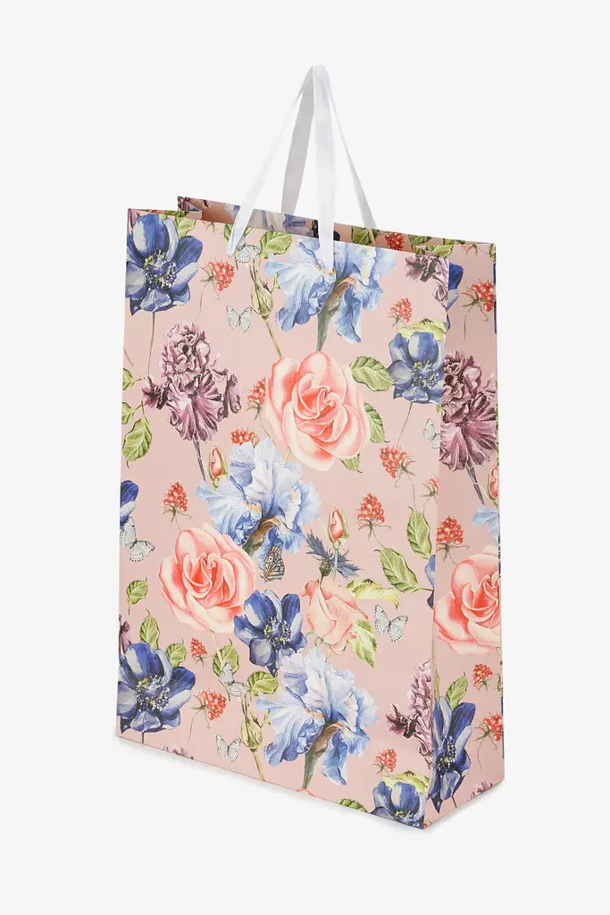 Пакет подарунковий JUMBO Flores 760240ML Пудровий shop (4820252760240)