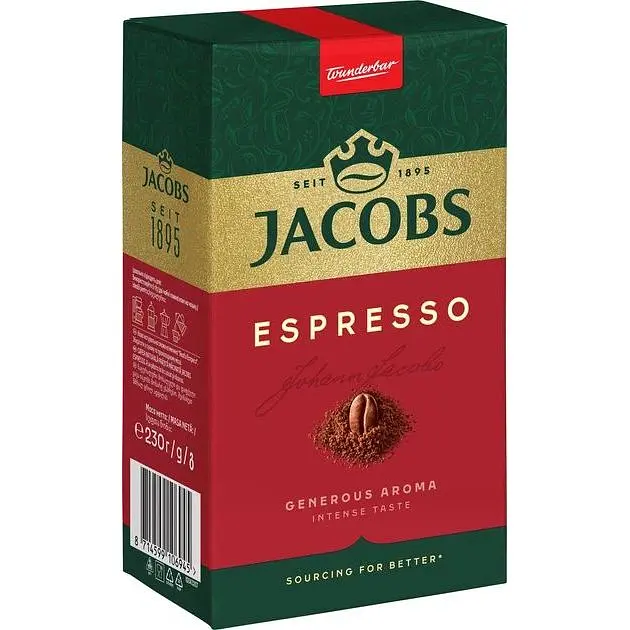 Кава мелена Jacobs Espresso 230 г  - фото 2