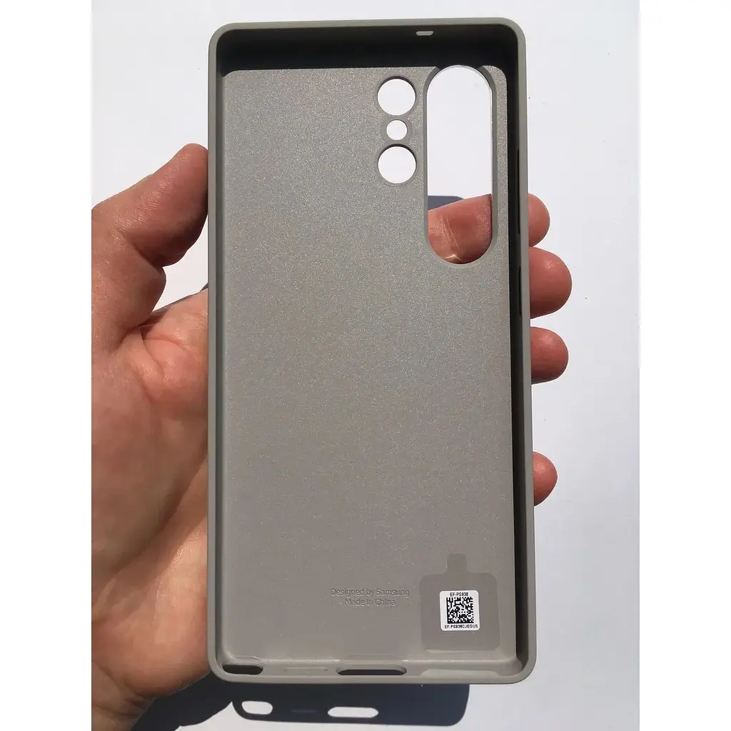 Оригінальний протиударний силіконовий чохол Samsung Silicone Case для Galaxy S25 Ultra Gray EF-PS938CJEGWW - фото 3