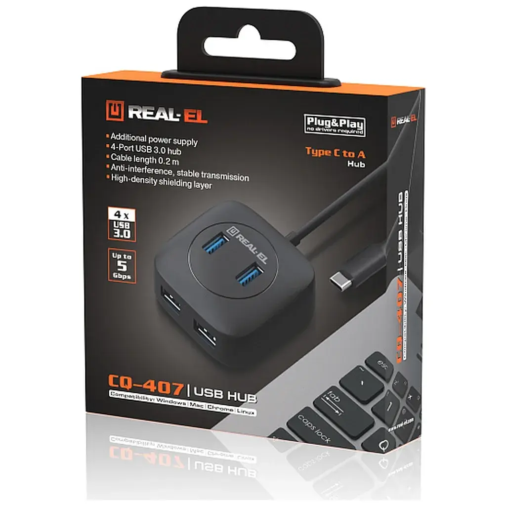 Концентратор REAL-EL CQ-407 black (EL123110011) - фото 9