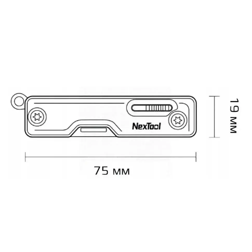 Мультитул NexTool Multi Functional Knife, синій - фото 4