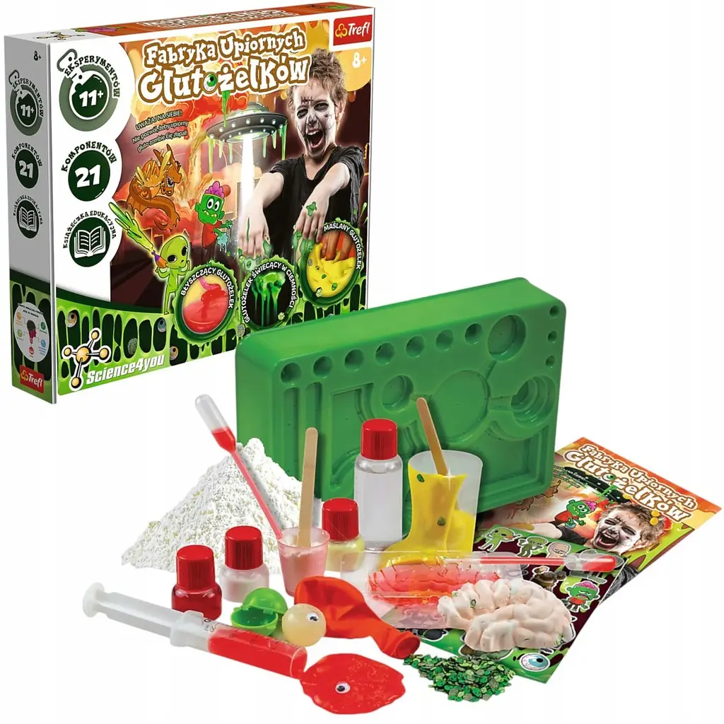 Набор Ужасные эксперименты с клеевой желейной фабрикой - Trefl 61965 - фото 7