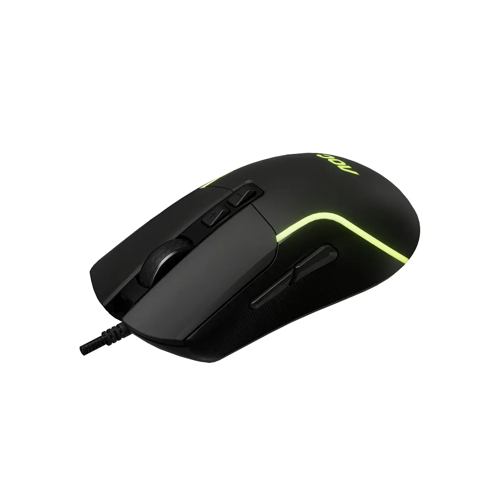 Мишка AOC GM170B LED USB Black (GM170B/LA) - фото 9