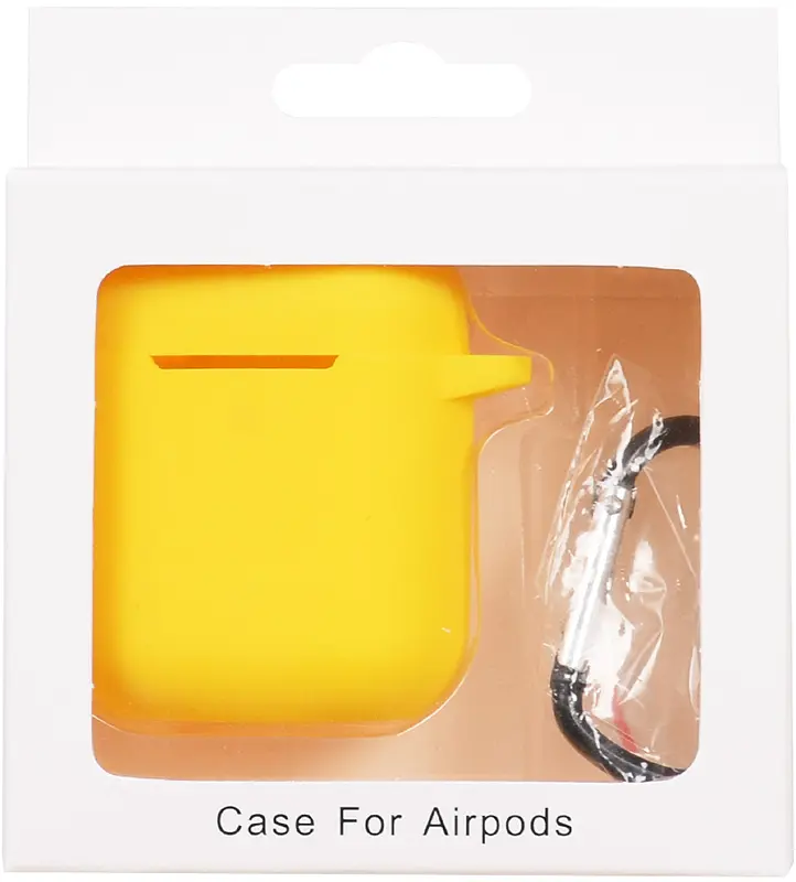 Кейс TOTO 2nd Generation Silicone Case AirPods Yellow - фото 2