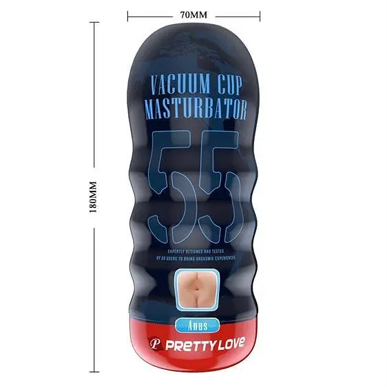 Мастурбатор Pretty Love Vacuum Cup Can Anus, 18х7 см - фото 3