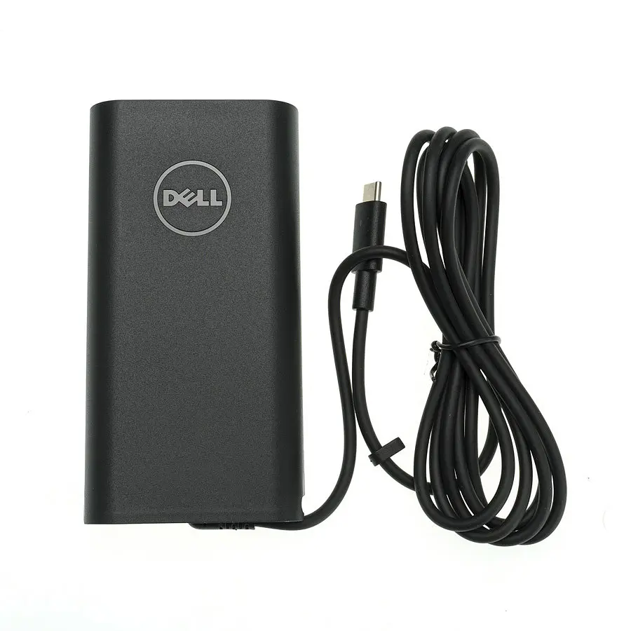 Блок живлення для ноутбука DELL TYPE-C 90W Чорний OVALE - фото 2