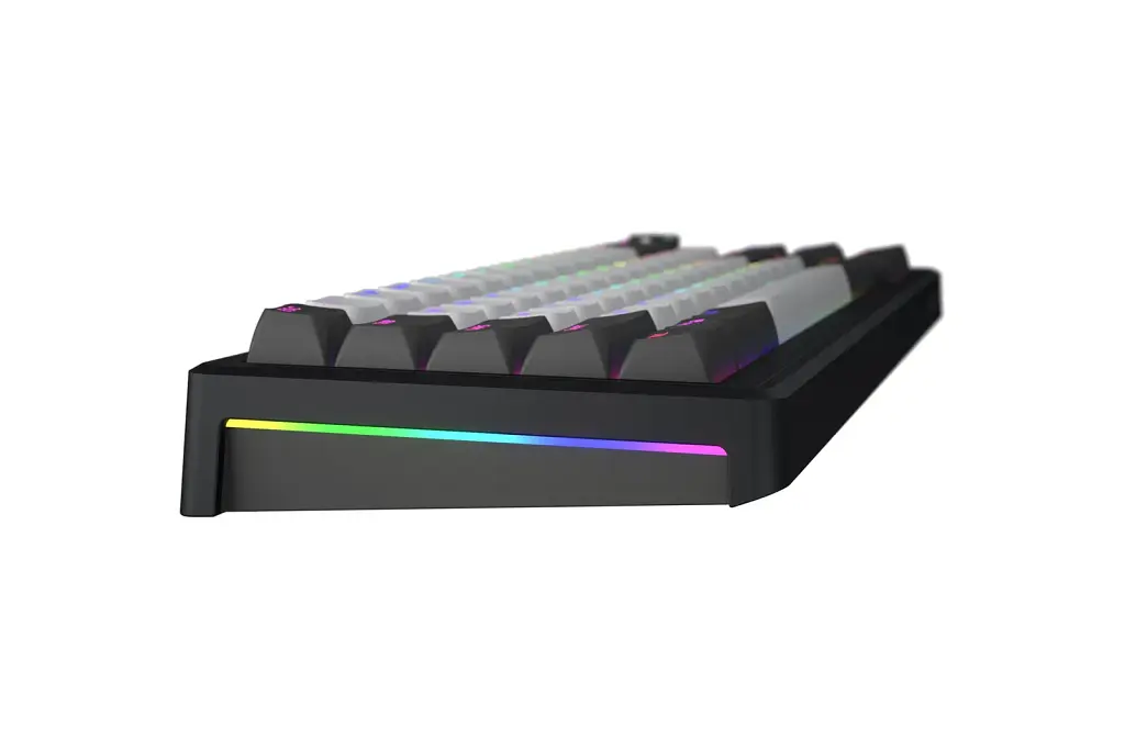 Клавіатура Hator Skyfall 65 Pro Aurum Vanila Silent RGB Wireless/Bluetooth/USB UA Grey/Black (HTK4160UA) - фото 5
