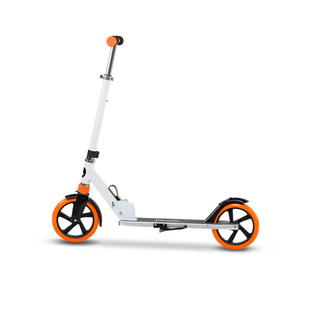 Детский самокат Lionelo Luca White Orange 35х88.5х82-97 см 000148551 - фото 4