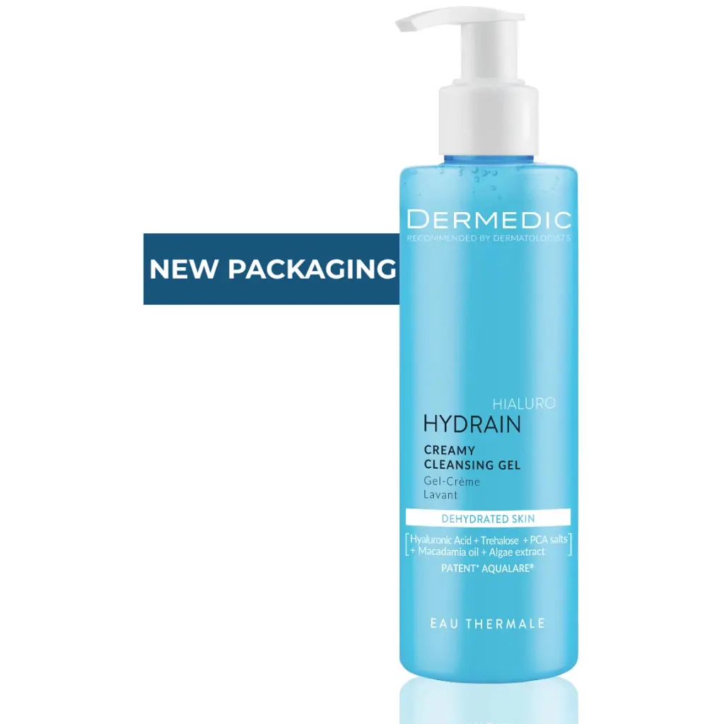 Гель для вмивання Dermedic Hydrain 3 Hialuro Creamy Cleansing Gel 200 мл (5901643170691/5901643178123) - фото 2
