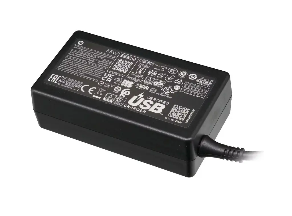 Блок живлення (зарядка) для ноутбука HP 65W (5V-3A; 9V-3А; 12V-5A; 15V-4.33А; 20V-3.25А; USB Type-C) TPN-CA21 - фото 6