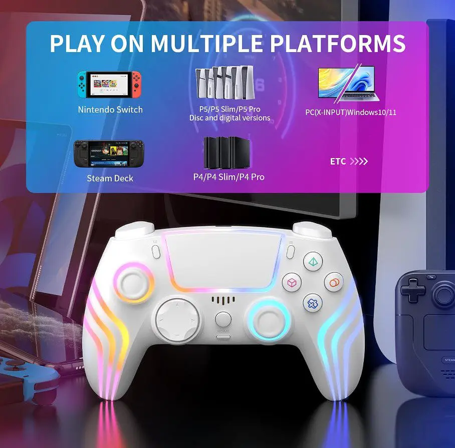 Геймпад джойстик Voltronic P5 for PS5/PS4/Switch/PC DUAL Senses Wireless Controller - фото 7