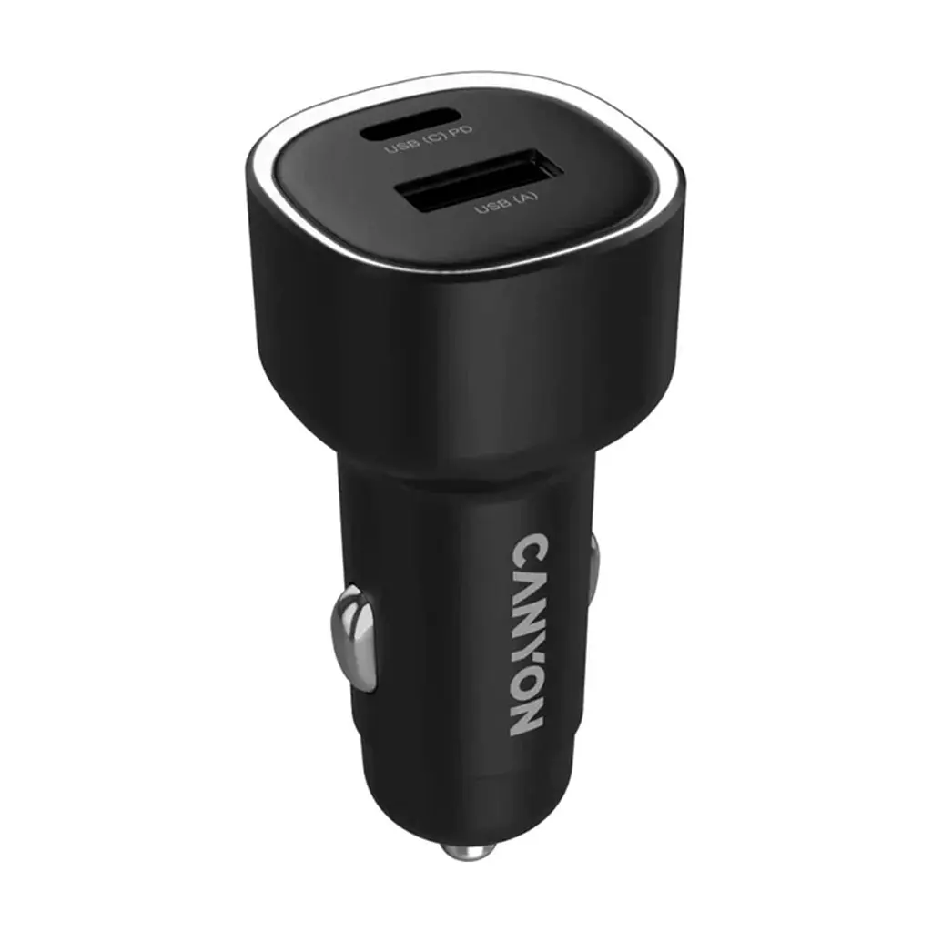 Зарядное устройство для Canyon 1xUSB + 1xUSB-C PD85W black (CNE-CCABR8AC) - фото 6