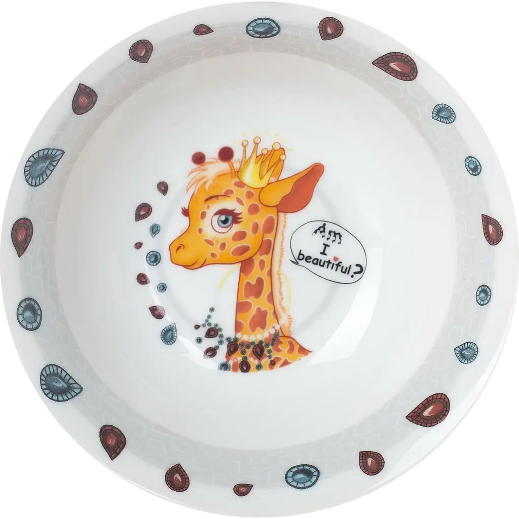 Уцінка. Набір дитячого посуду Limited Edition Giraffe 3 предмети (YF6025)  - фото 4