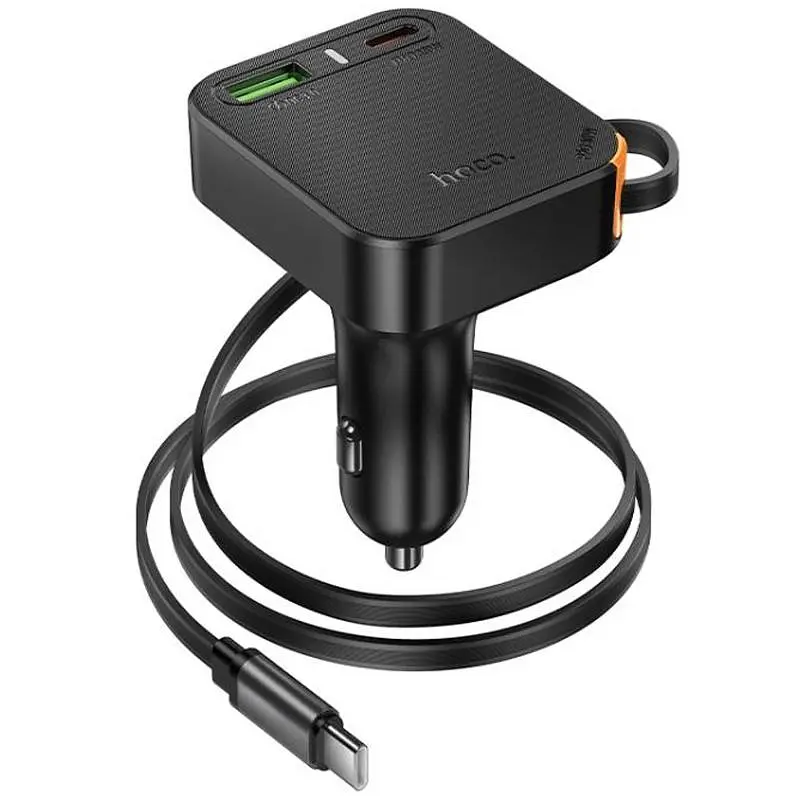 АЗУ Hoco NZ18 Guardian PD65W with retractable cable (1USB-A/2C) - фото 3