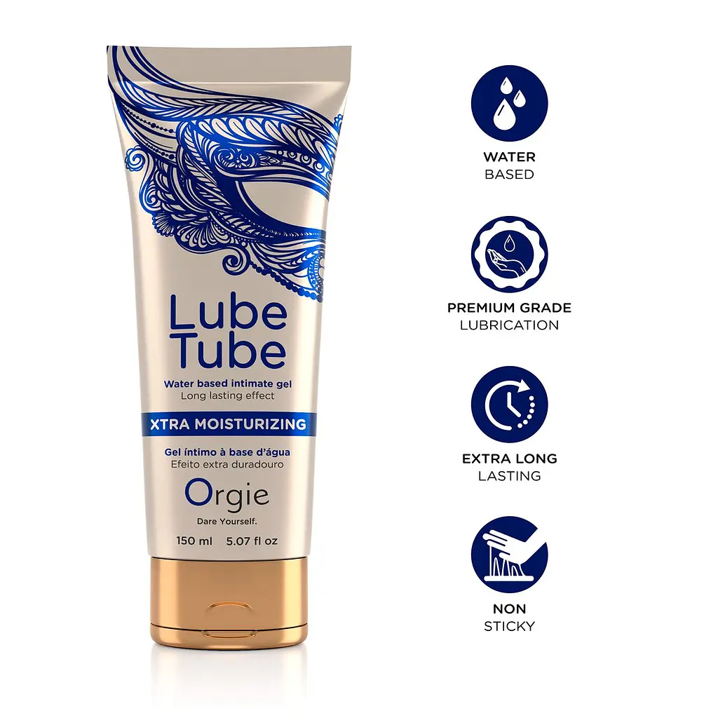 Лубрикант на водній основі Orgie Lube Tube Xtra Moisturizing, 150 мл, інтенсивне зволоження - фото 3
