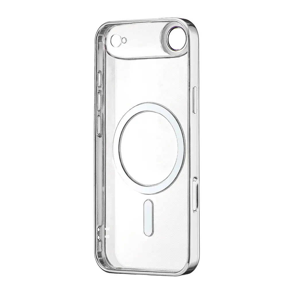 Чохол Ductil Metallic Edge with MagSafe (Protected Camera & Lens) iPhone 17 Air Silver - фото 3