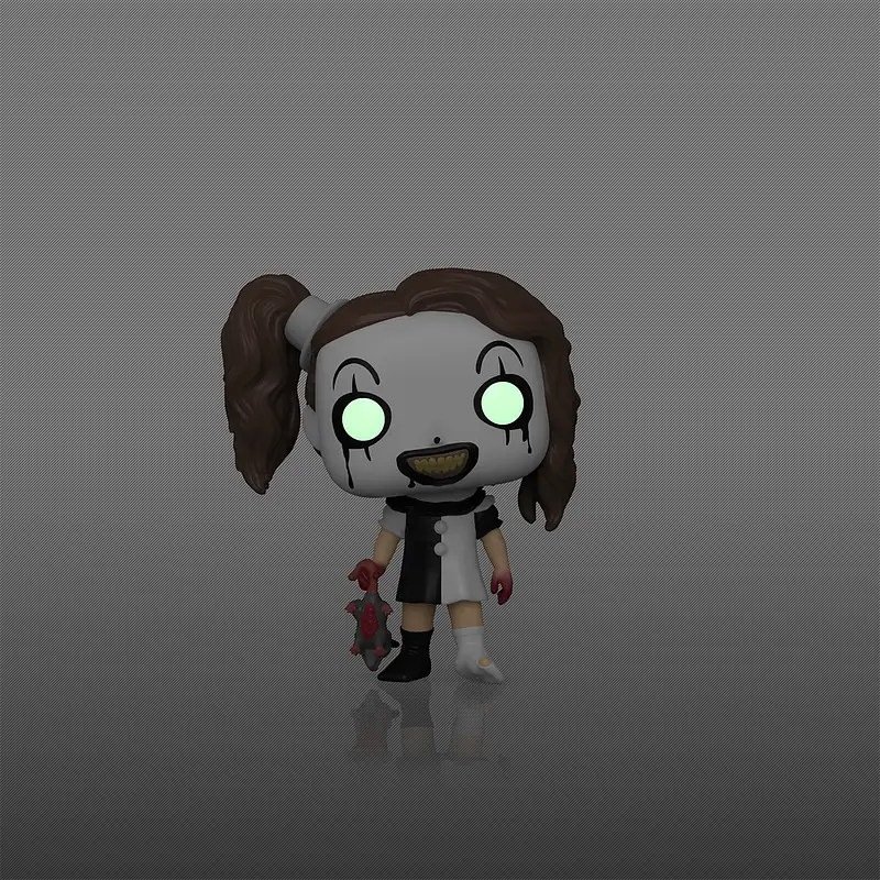 Фигурка Funko Pop Ужасающий Маленькая Бледная Девочка Terrifier Little Pale Girl Glow 10 см FP T LPG G 1749 - фото 4