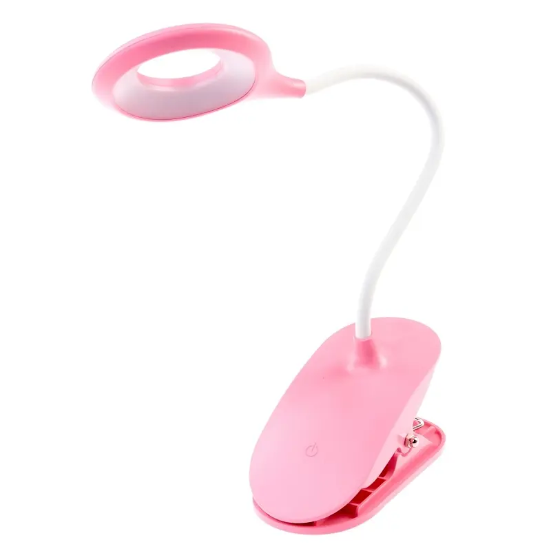 Настільна лампа Brille на гнучкій ніжці на прищепці SL-80 3W PINK - фото 5