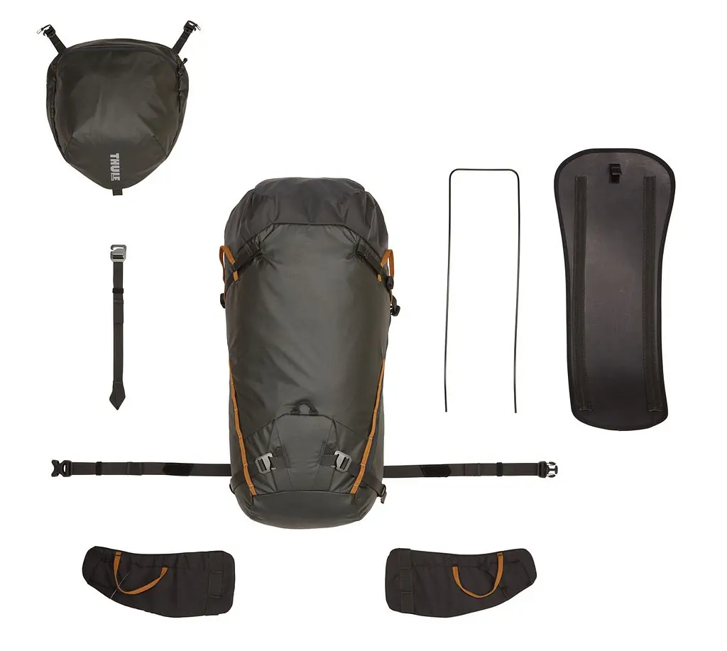 Походный рюкзак Thule Stir Alpine 40L (Obsidian) 3204502 (TH 3204502) - фото 11
