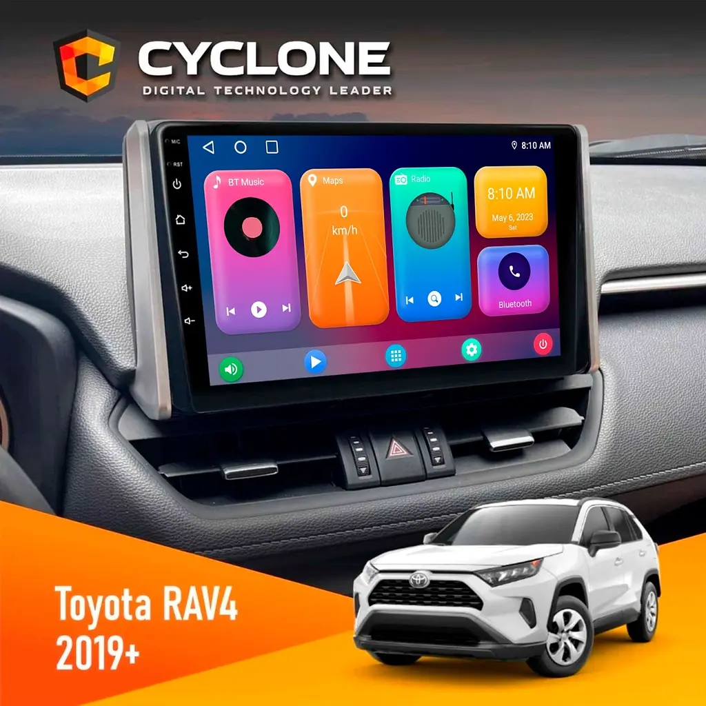 Штатна магнітола Toyota RAV4 2019+ Cyclone C10-001 2x32 CPL Cyclone (НФ-00004563)