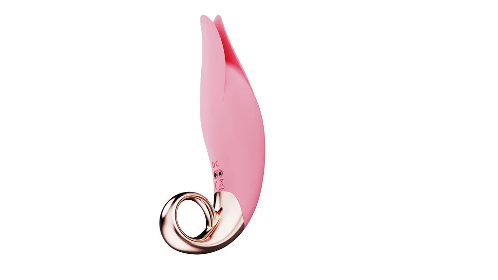 Вібратор для клітора Boss Series Flirting Tongue Licking 13 см світло-рожевий - фото 10